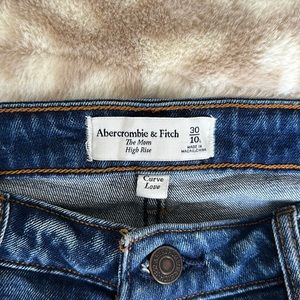 Abercrombie and Fitch Curve Love high rise mom jeans